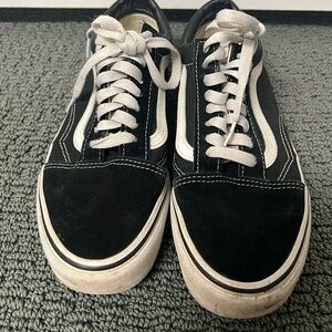 Vans Black and White Womens Shoes